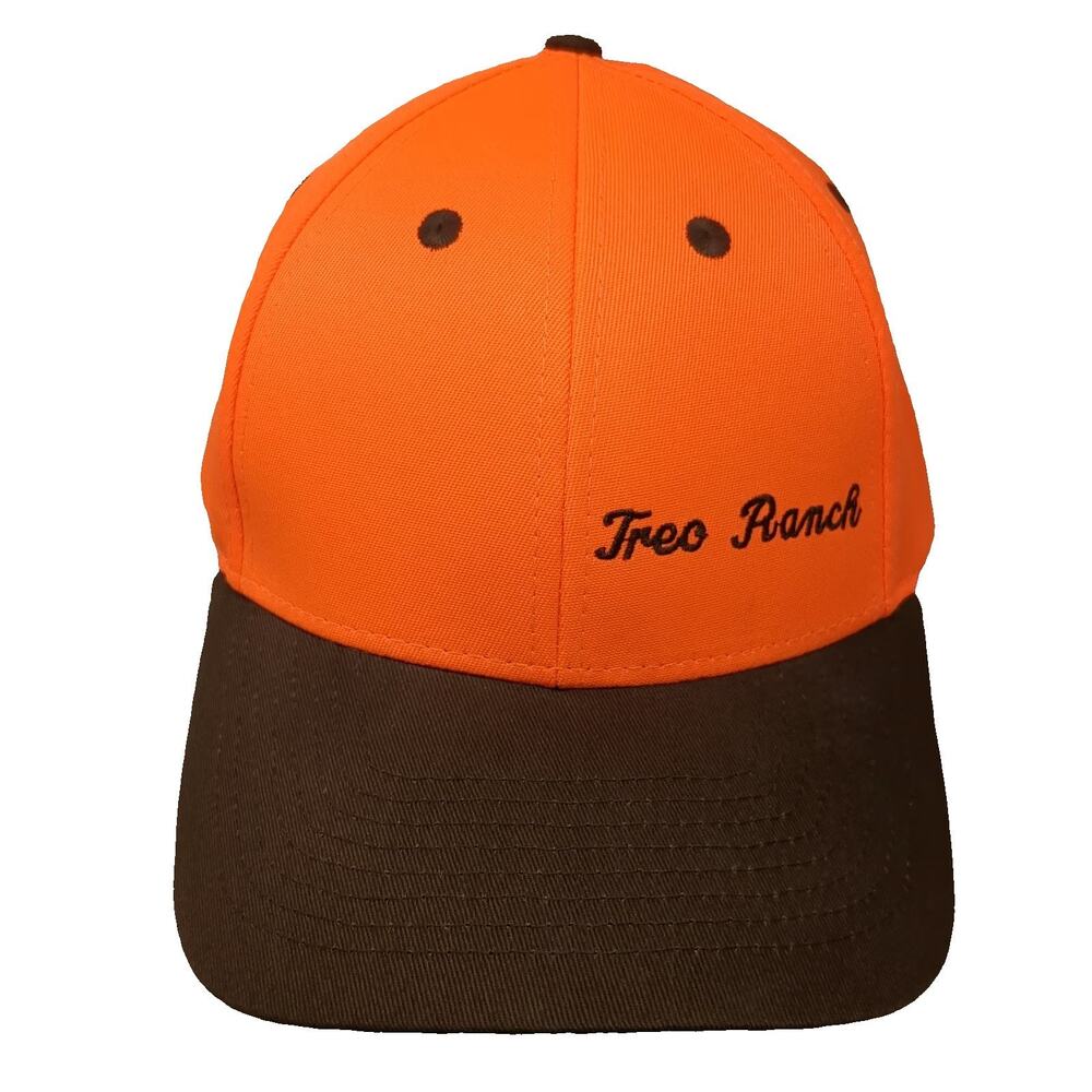 AMG Baseball Cap Orange Brown One Size Treo Ranch Heppner Oregon Strapback Hat